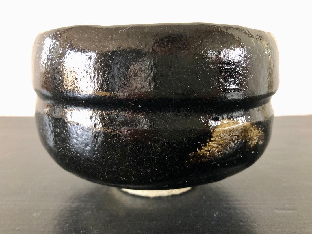 茶道具　佐々木松楽　黒楽茶碗