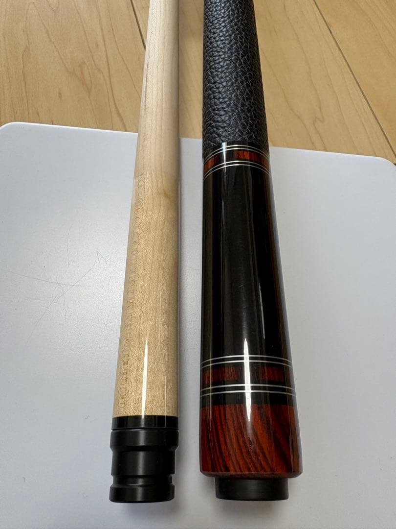 【新品】品質ハンドメイド 3Aメイプル × ココボロ ×本革グリップ12.4mm