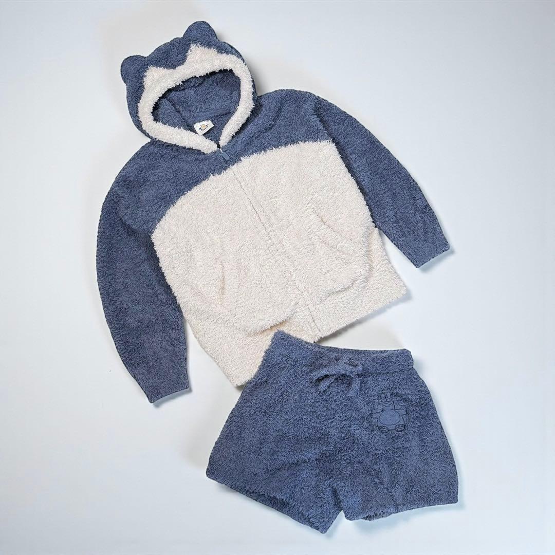 【ポケモンスリープ】ジェラート カビゴンパーカ&ショートパンツセット