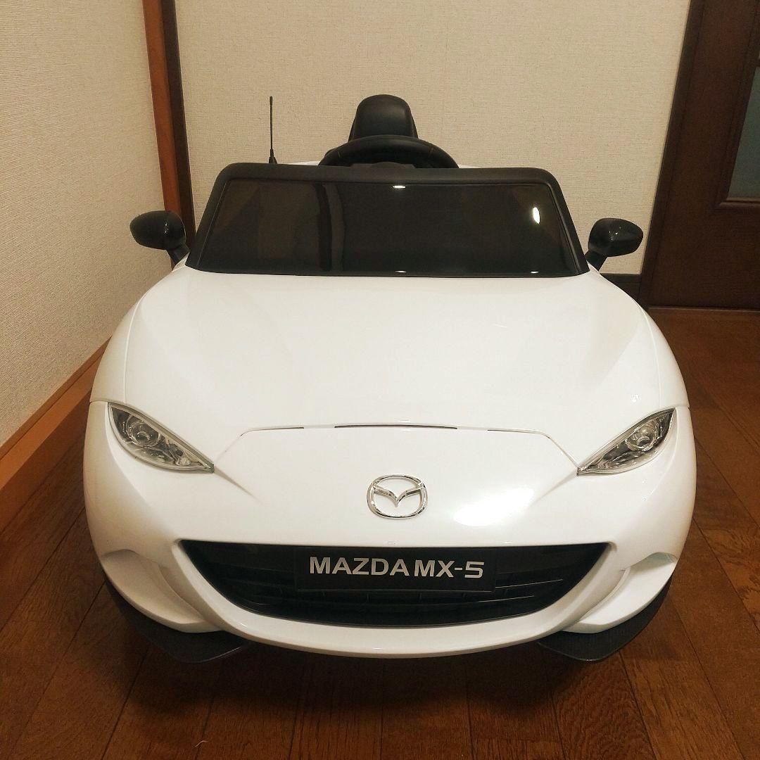 電動乗用ラジコンカー Mazda MX-5 US ロードスター　ホワイト