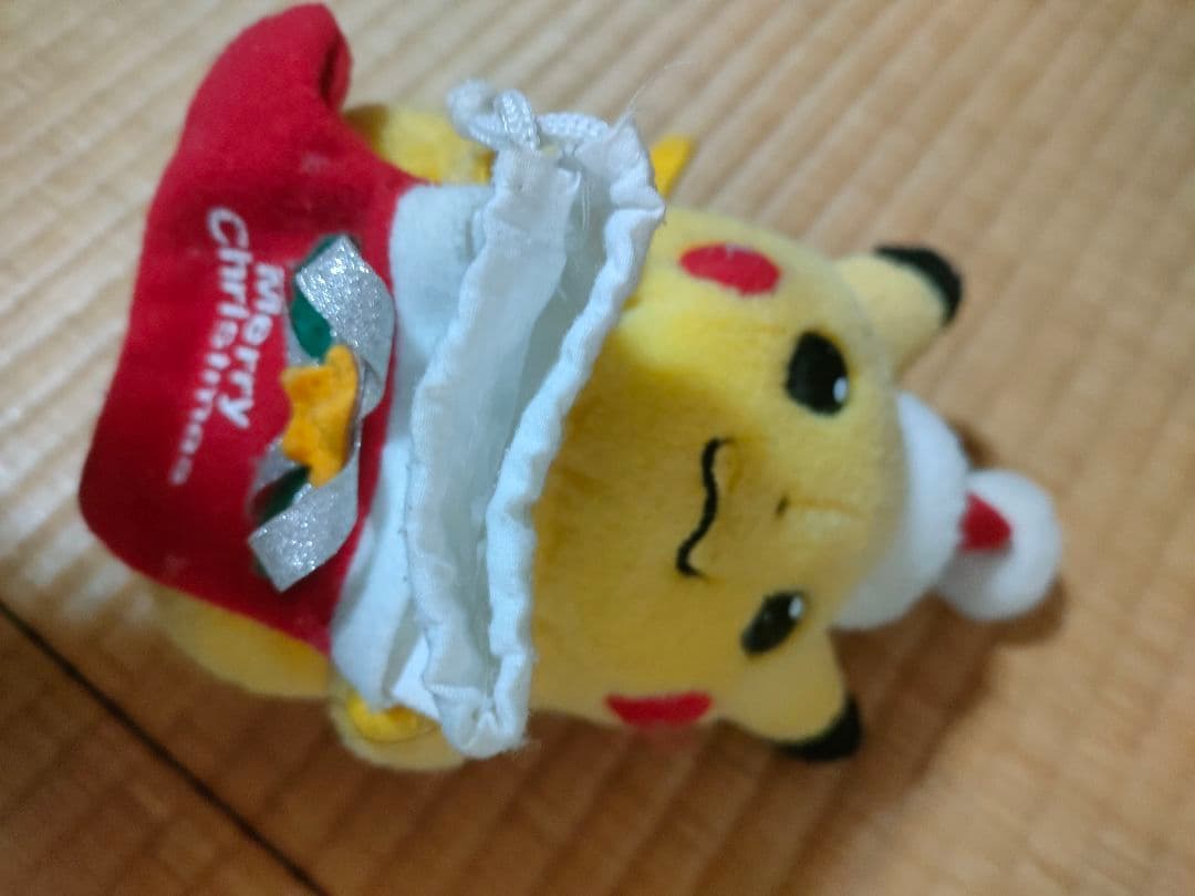 ポケットモンスター 初期 ピカチュウ ぬいぐるみ クリスマス TOMY製