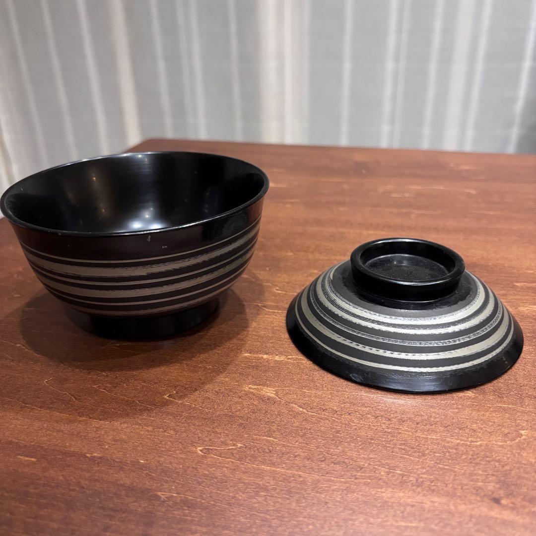 廣光　漆器　椀　蓋付き