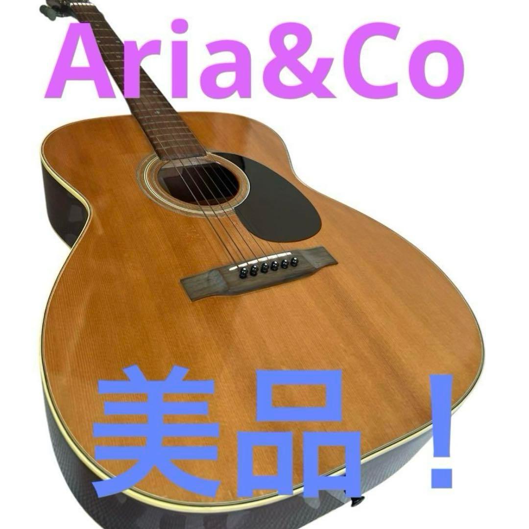 【美品】Aria&CoアコースティックギターJAPANヴィンテージ