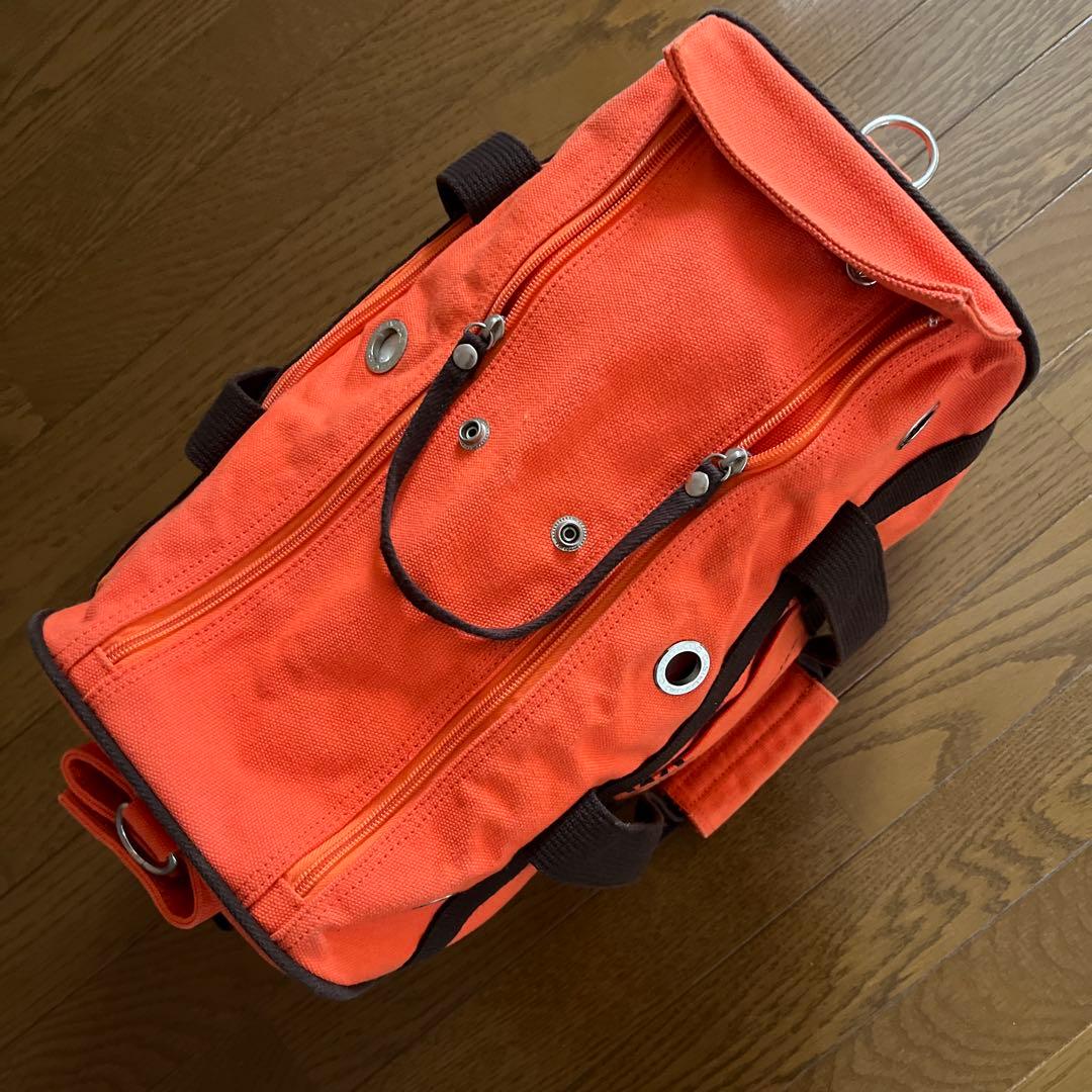 CASTELBAJAC キャリーバッグ オレンジ 犬用品 ペットキャリーバッグ