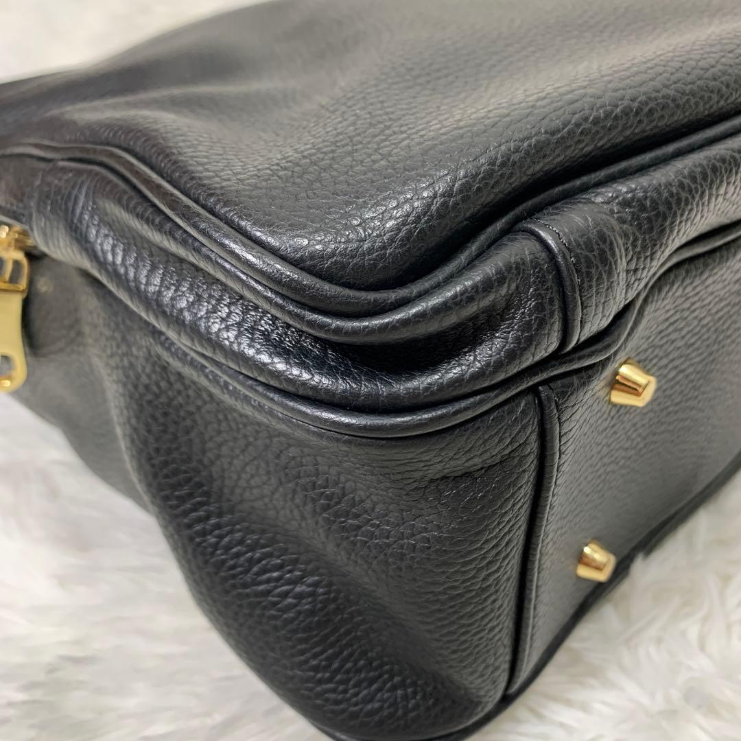 美品 CIMABUE ビジネスバッグ ショルダーストラップ 大容量 金金具