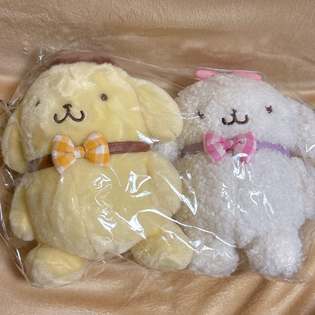 ポムポムプリン ポーズがとれる お着替え ぬいぐるみ