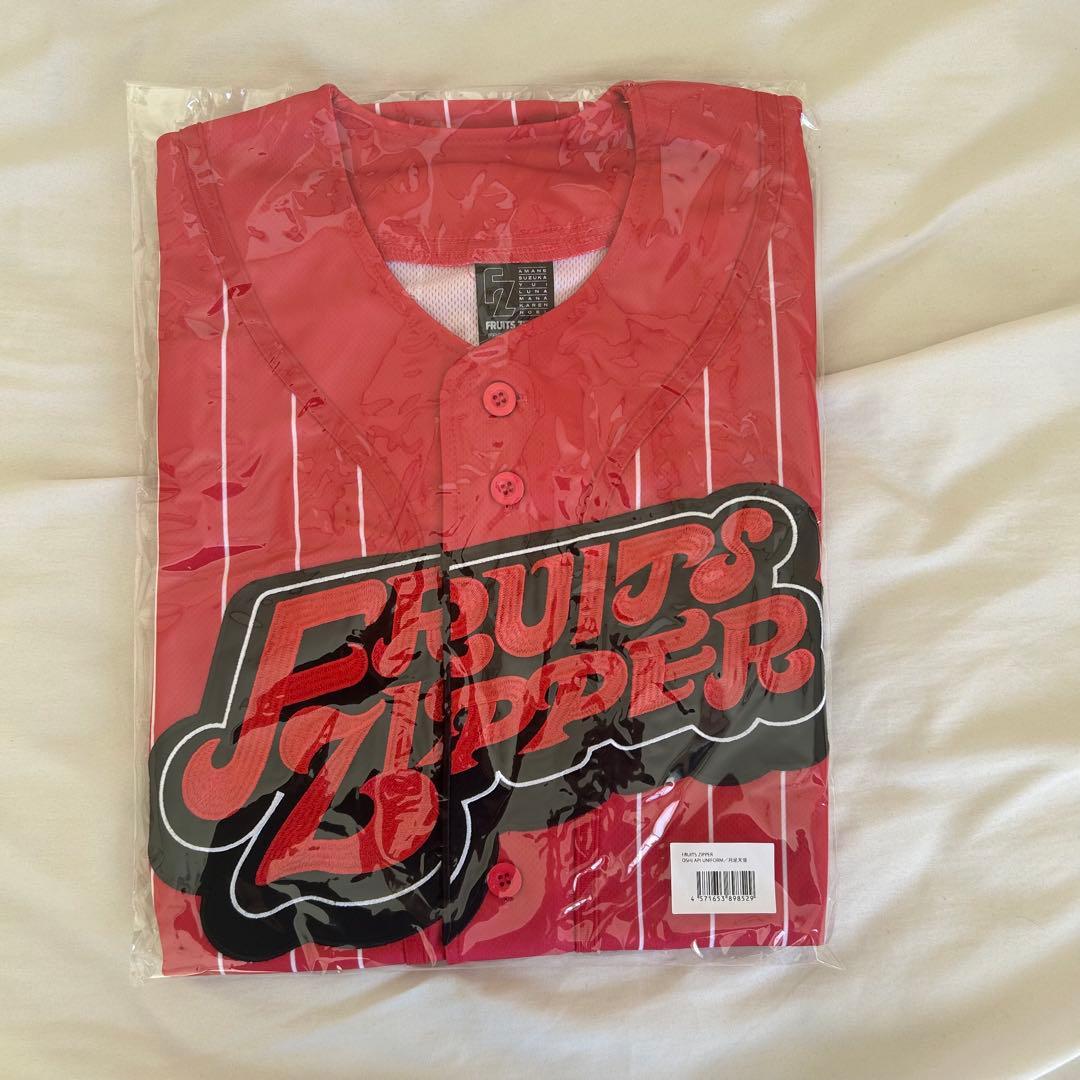 FRUITS ZIPPER ふるっぱー　推しアピ　ユニフォーム　赤　月足天音