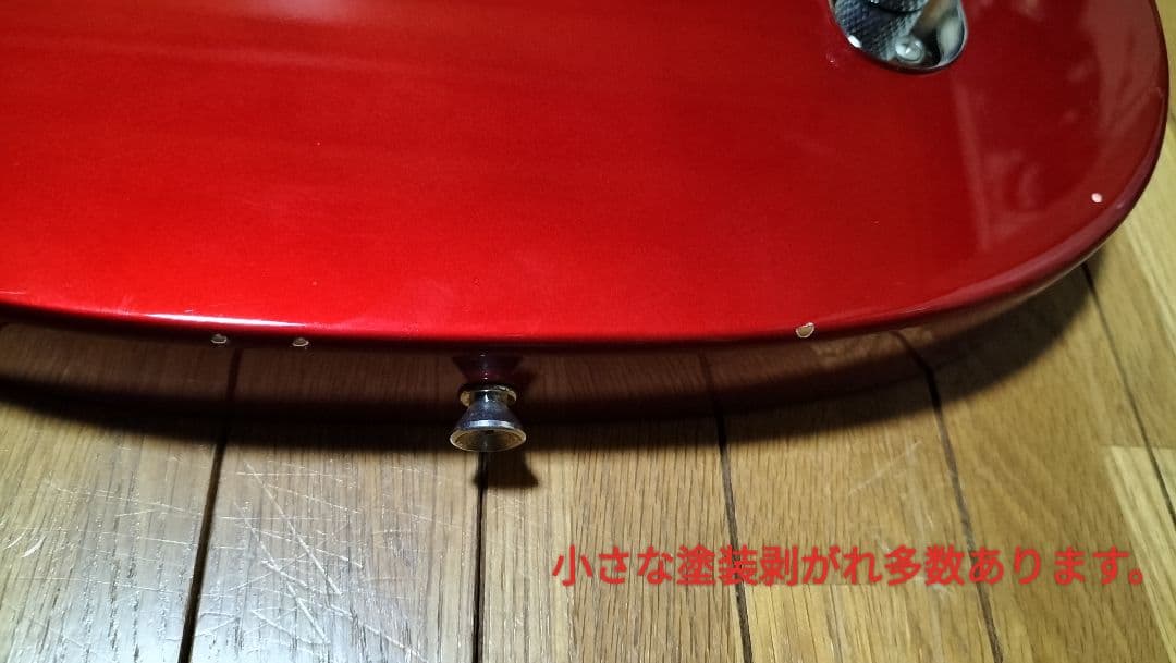 スクワイヤー by fender テレキャスター 赤