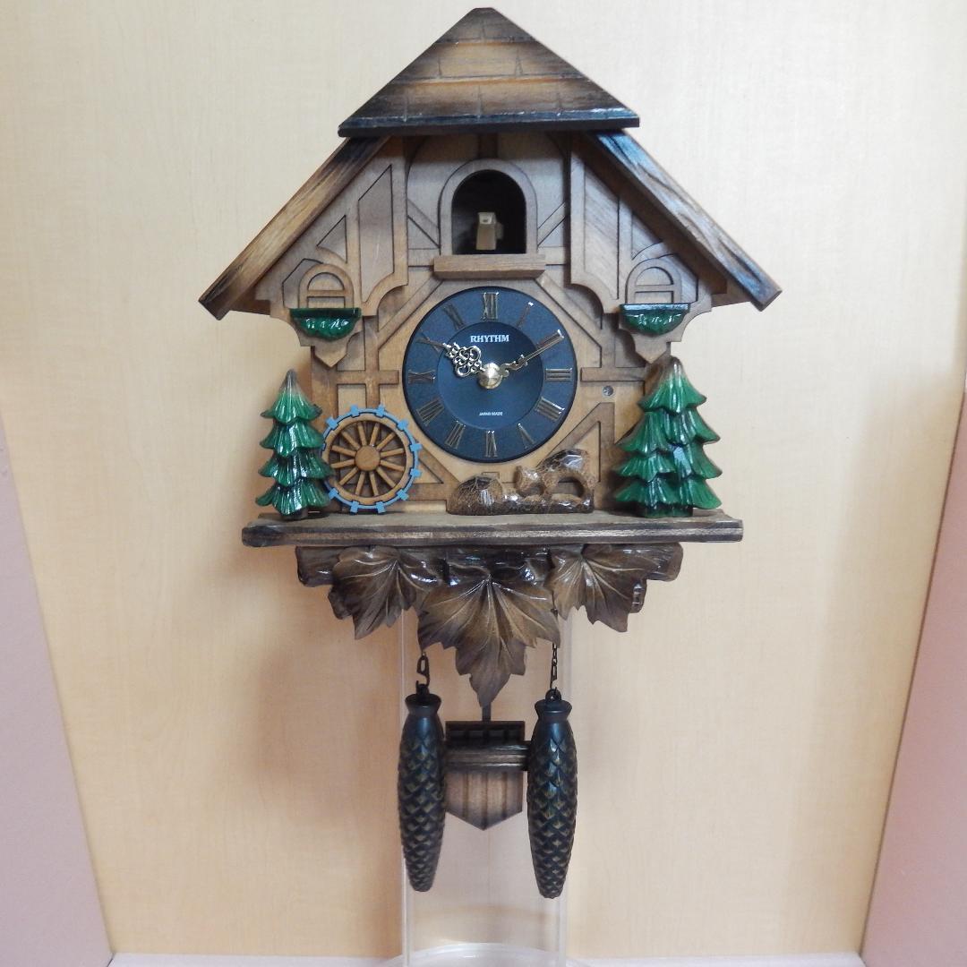 リズム時計 鳩時計 カッコーティンバー