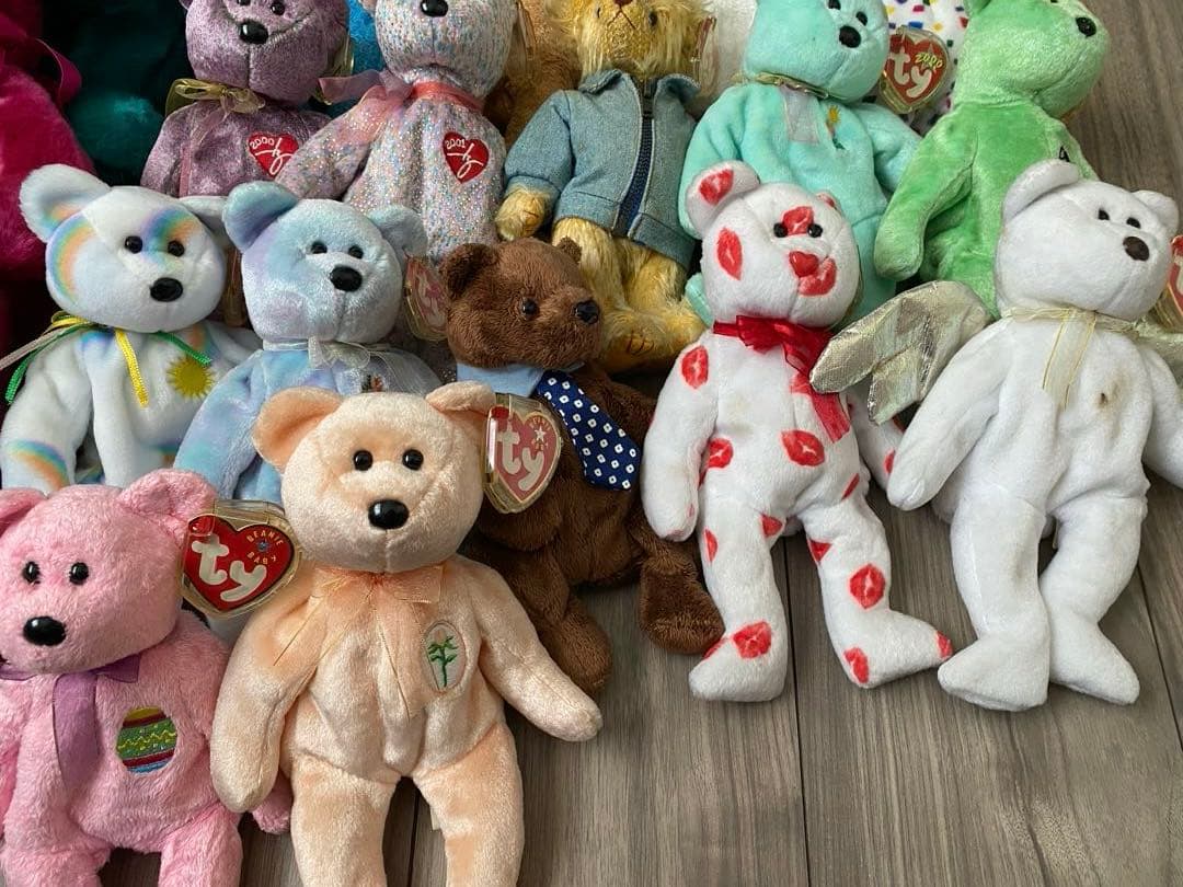 Ty ビーニーベイビー ぬいぐるみくまセット 19点