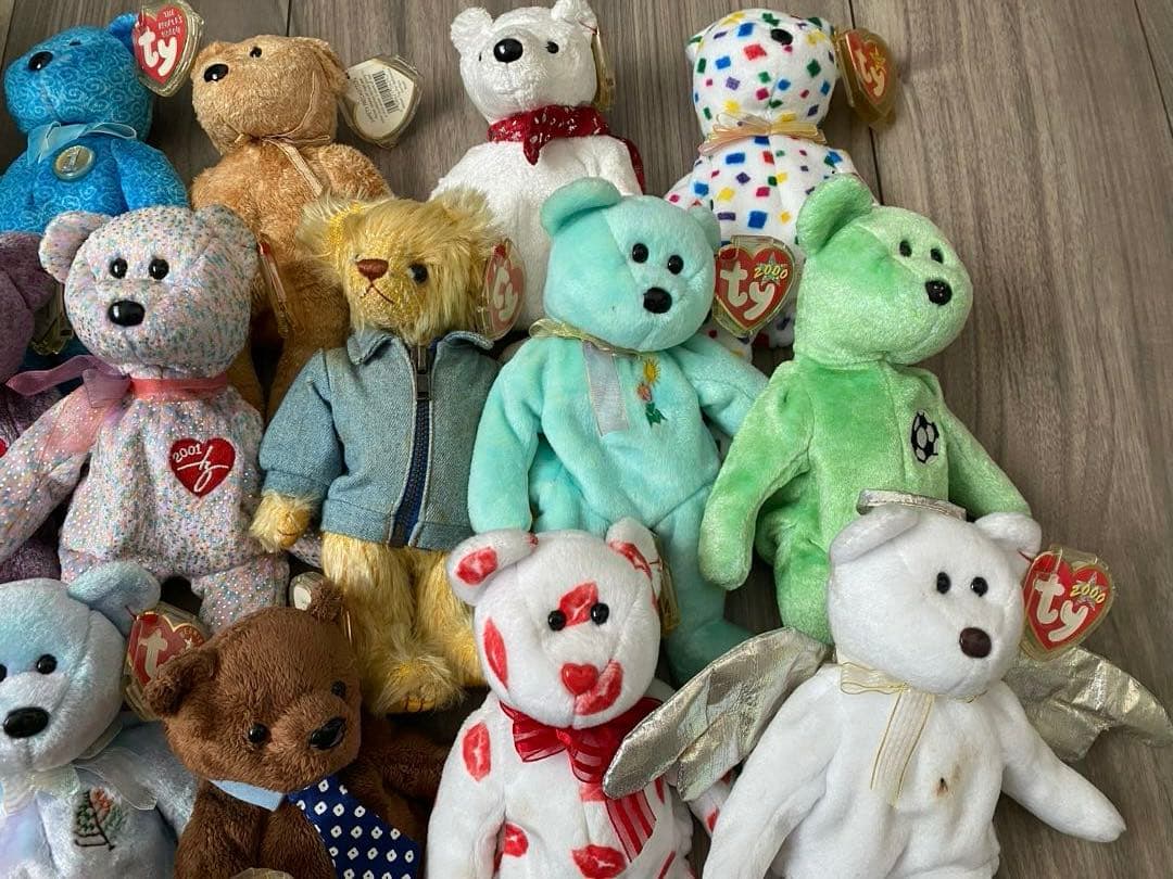 Ty ビーニーベイビー ぬいぐるみくまセット 19点