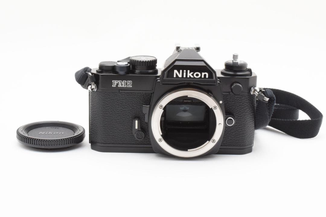 新品級 ニコン NEW FM2 ブラック フィルム　モルト新品交換済 M126