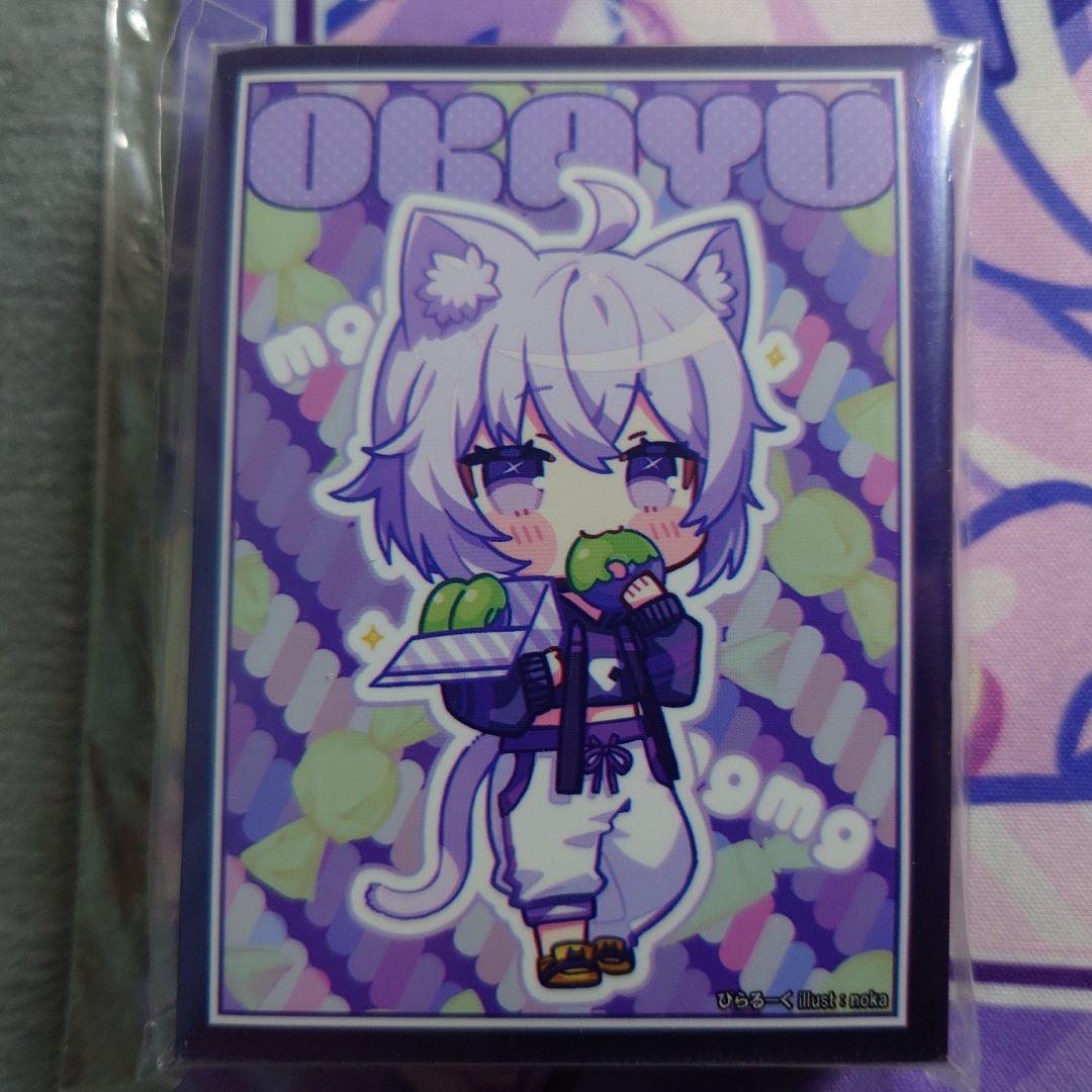 α1 ホロライブ SD&ドーナツ&緑紫 猫又おかゆ スリーブ&プレイマット