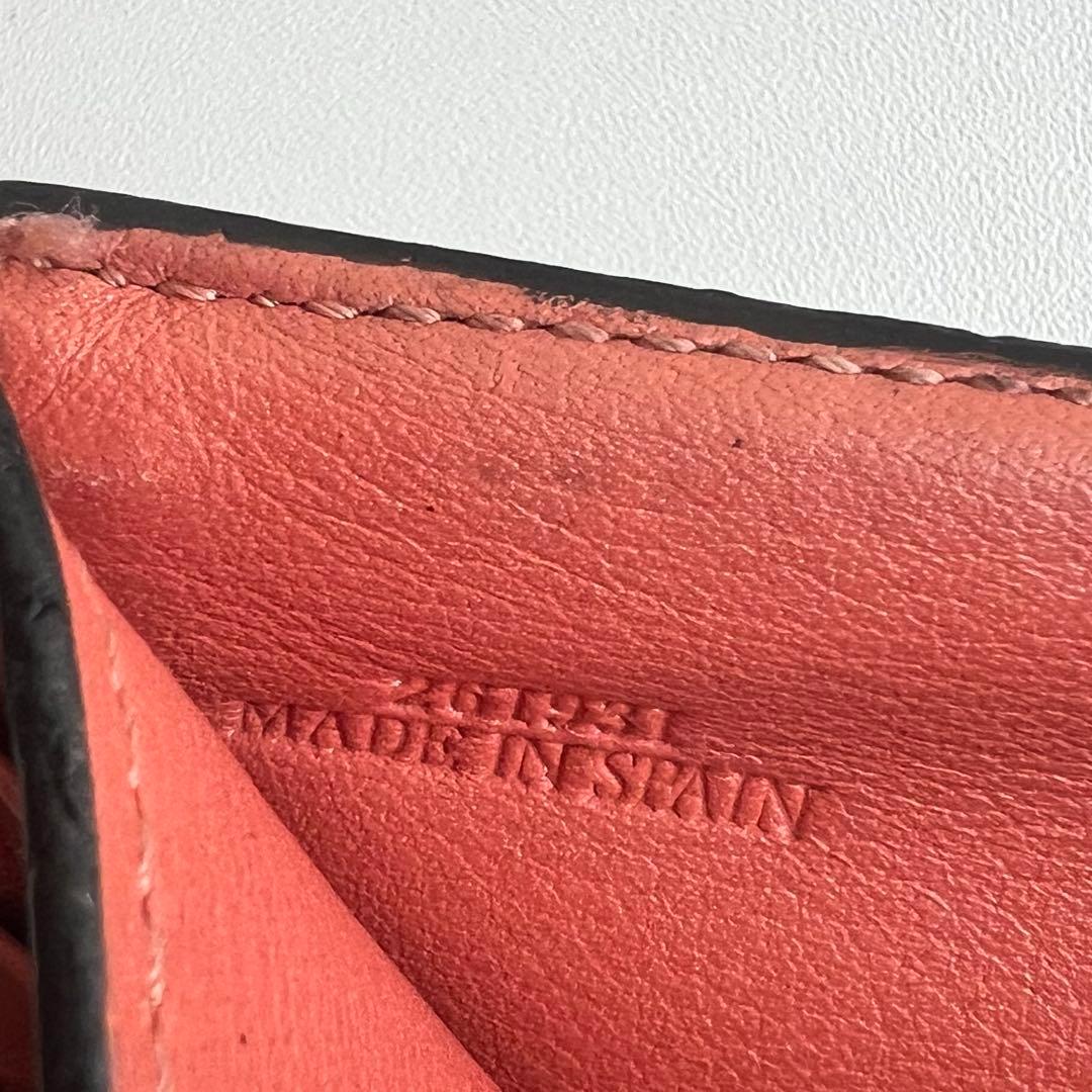 399 美品 LOEWE ロエベ 3つ折り財布