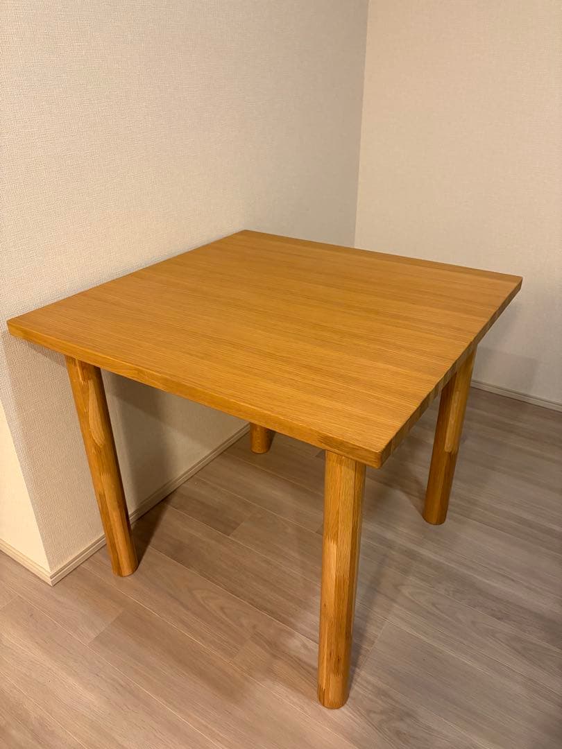 値下げ！【無印良品】廃盤品　ダイニングテーブル80×80
