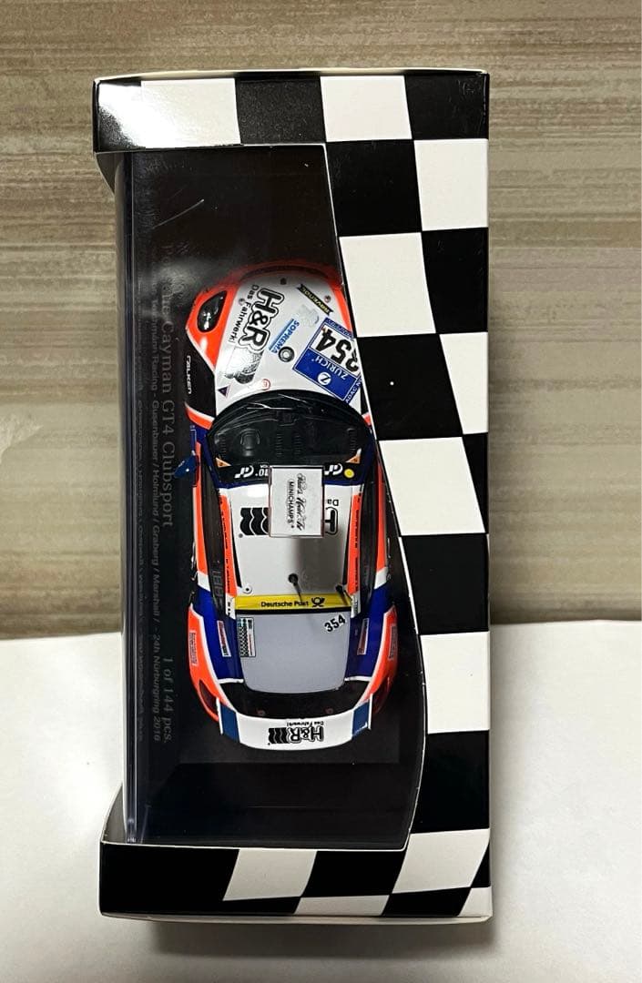PMA 1/43 Porsche 981 ケイマン GT4 Clubsport