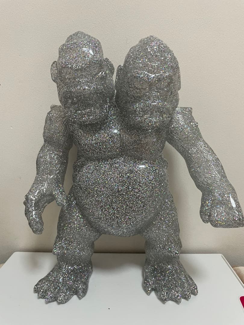 【ソフビ】Sofubi HxS キングゴリラ獣 SILVER 30CM