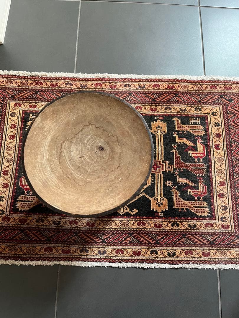 タンザニア　ドドマ族　ヴィンテージスツール　アフリカ椅子　民藝古道具アンティーク