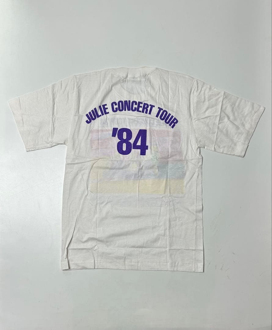 HOT STAFF ジュリー　コンサートツアー　’84 Tシャツ　ホワイト