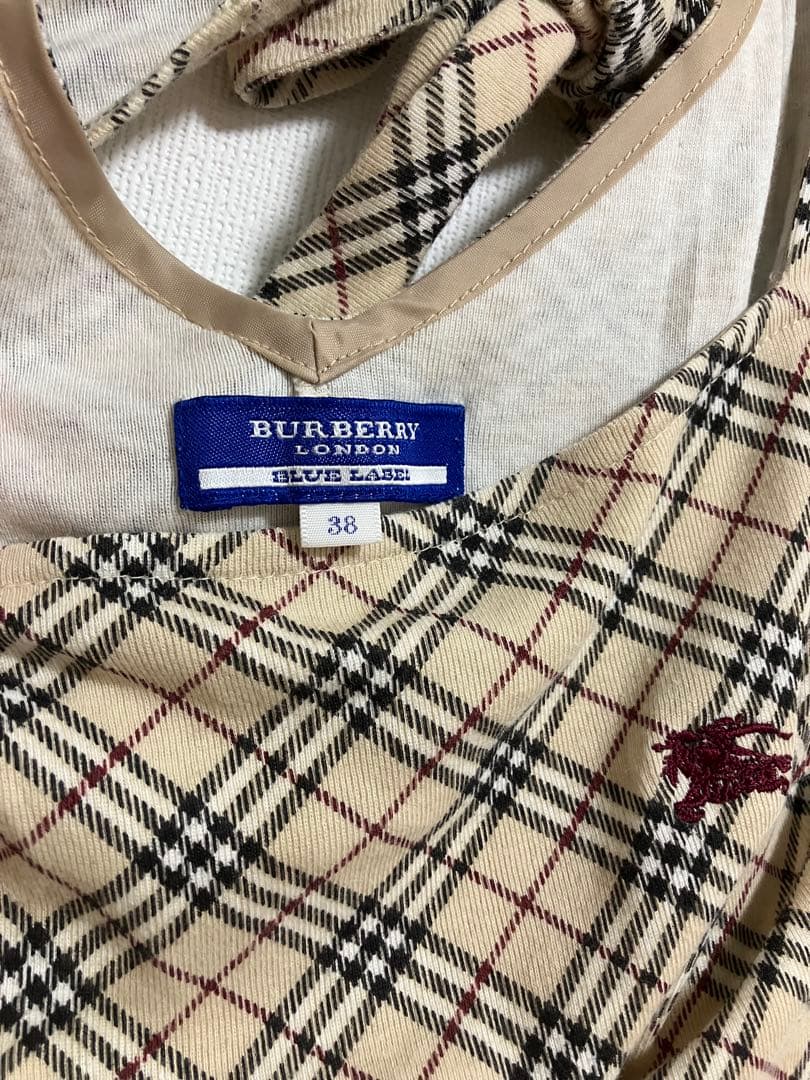 バーバリーブルーレーベル　　　タンクトップ　サイズ38