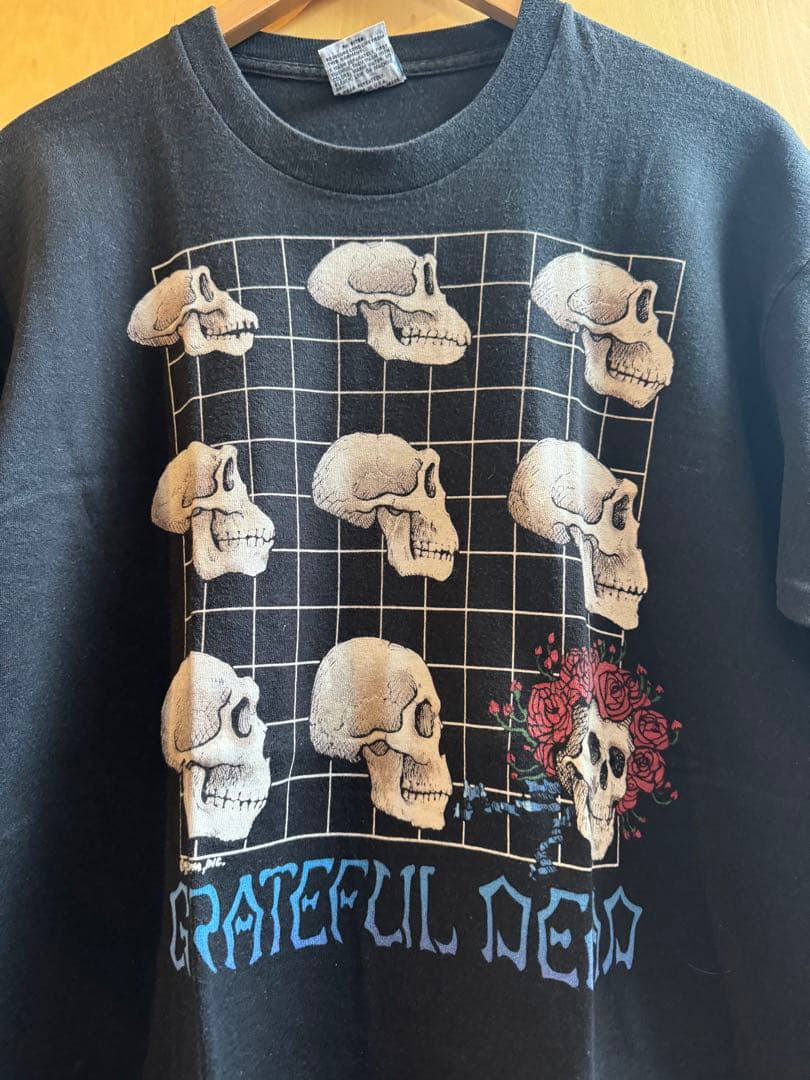 GRATEFUL DEAD スカル バンドT 　グレートフルデット