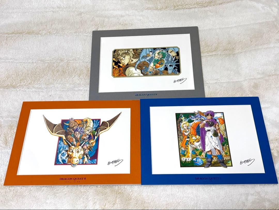 ドラゴンクエスト 複製原画 ドラクエⅣ Ⅴ Ⅵ 3枚セット