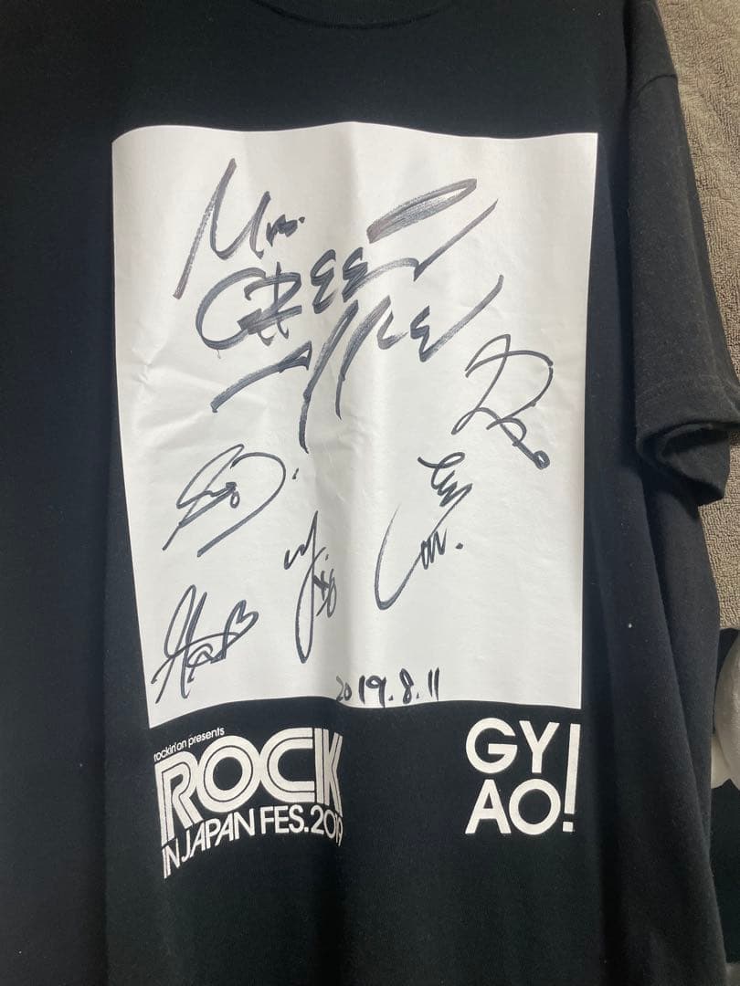 ROCK IN JAPAN FES. 2019 ミセス５人のサインTシャツ