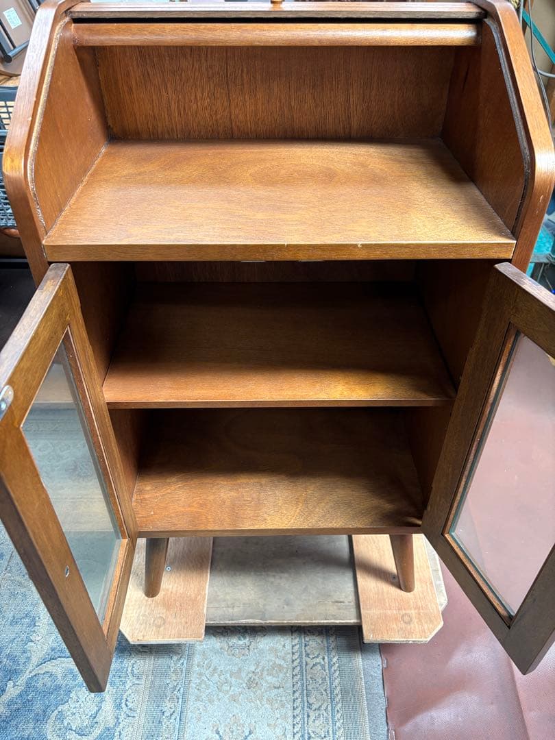 未使用品　萩原　アンティーク調キャビネット　横幅50㎝　奥行35㎝　高さ85㎝