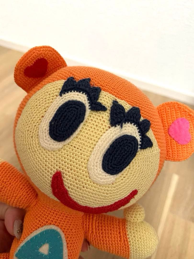 エンジェルブルー ナカムラくん ぬいぐるみ 編みぐるみ 新品 オレンジ レア