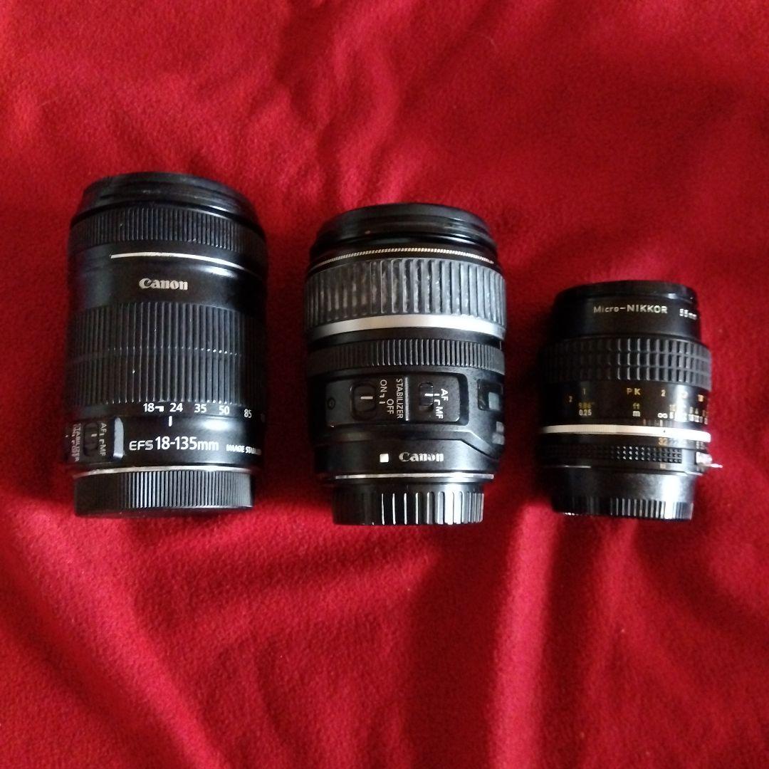 Canonレンズ ２本 Nikonレンズ 1本 ジャンク品