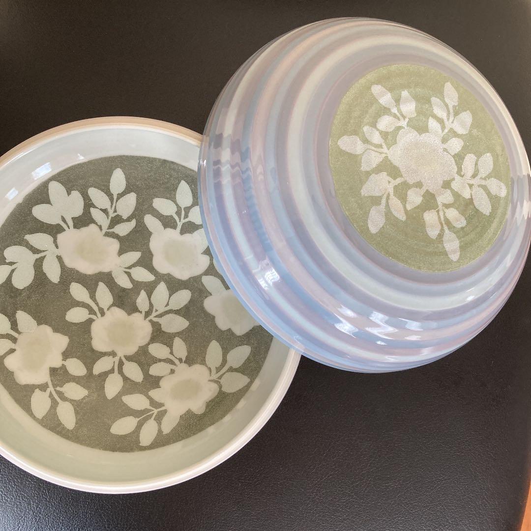 茶道具　食籠　島田文雄　菓子器　堀内宗心書付け　菓子鉢　陶芸