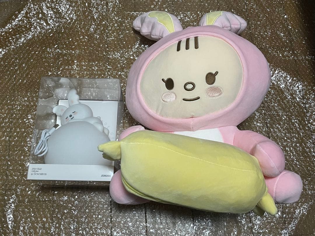 【値引き可】SEVENTEEN ジョンハン トラム ぬいぐるみ ライト トレカ