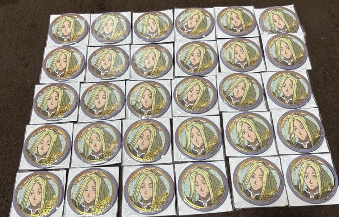 あー　箔押し缶バッジ　神々廻