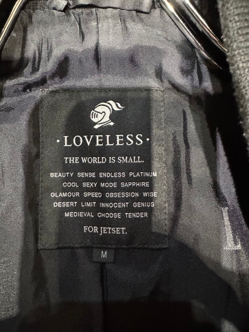 LOVELESS ラブレス ダブルジップ　シングルライダース M