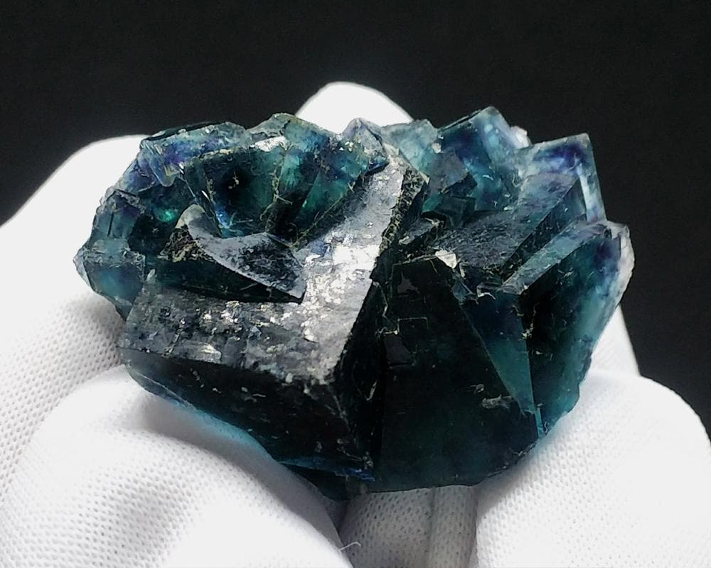 382 オコルス鉱山 フローライト ブルー グリーン パープル 蛍石