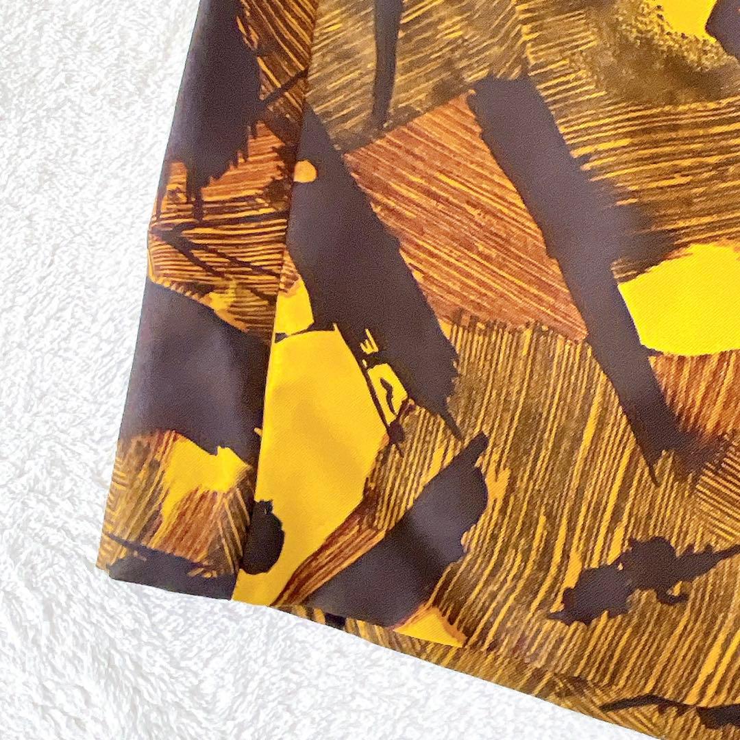 美品★DRIES VAN NOTEN★シルク100% 総柄スカート サイズ34