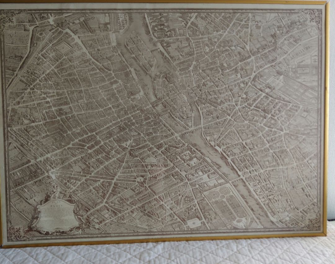 古地図 PLAN de PARIS Turgot