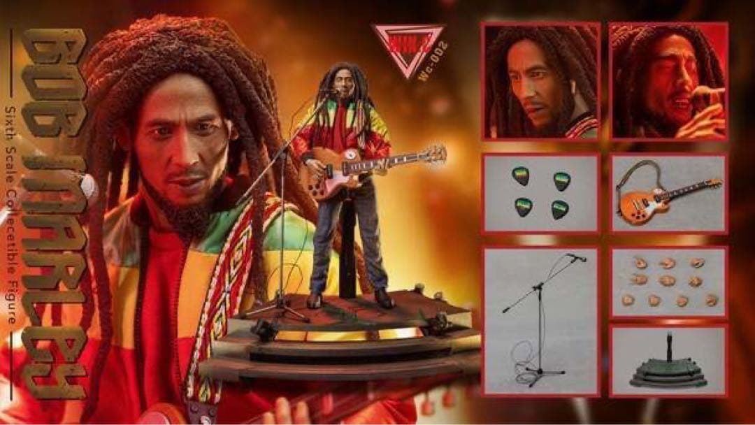 wc002 ボブ・マーリー Bob Marley 1/6 フィギュア