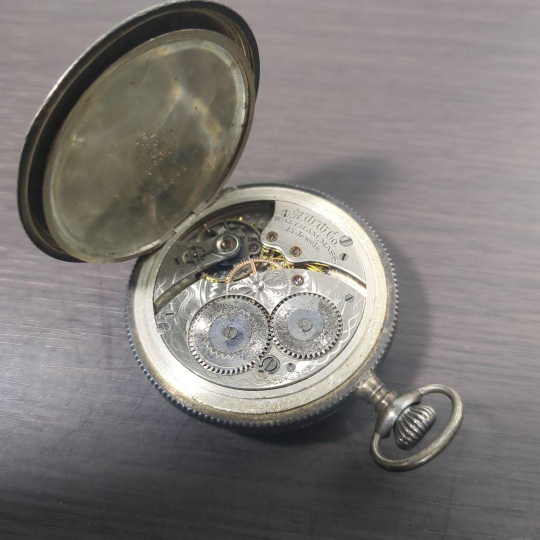 S*s様 WALTHAM 懐中時計 ローマ数字 ホワイト文字盤