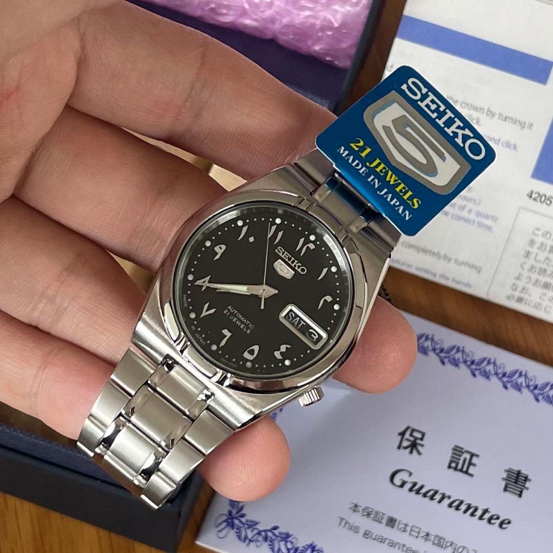 SEIKO5 セイコー5 アラビック文字盤