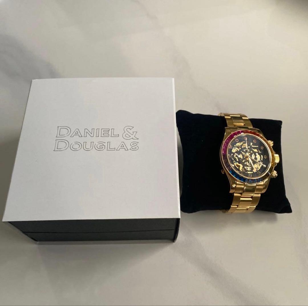 DANIEL&DOUGLAS ダニエル&ダグラス ダイヤゴールド×銀×レインボー