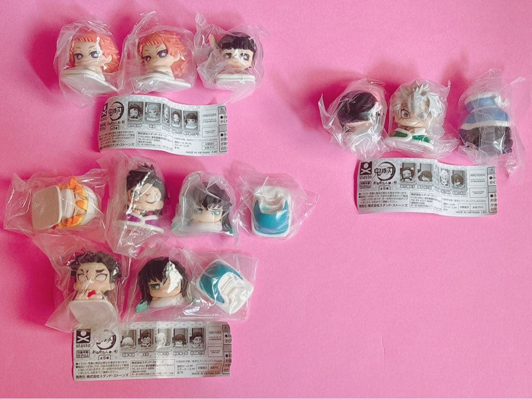 ♡鬼滅の刃 おねむたん アースカラー にとたん フィギュアマスコット 猗窩座♡