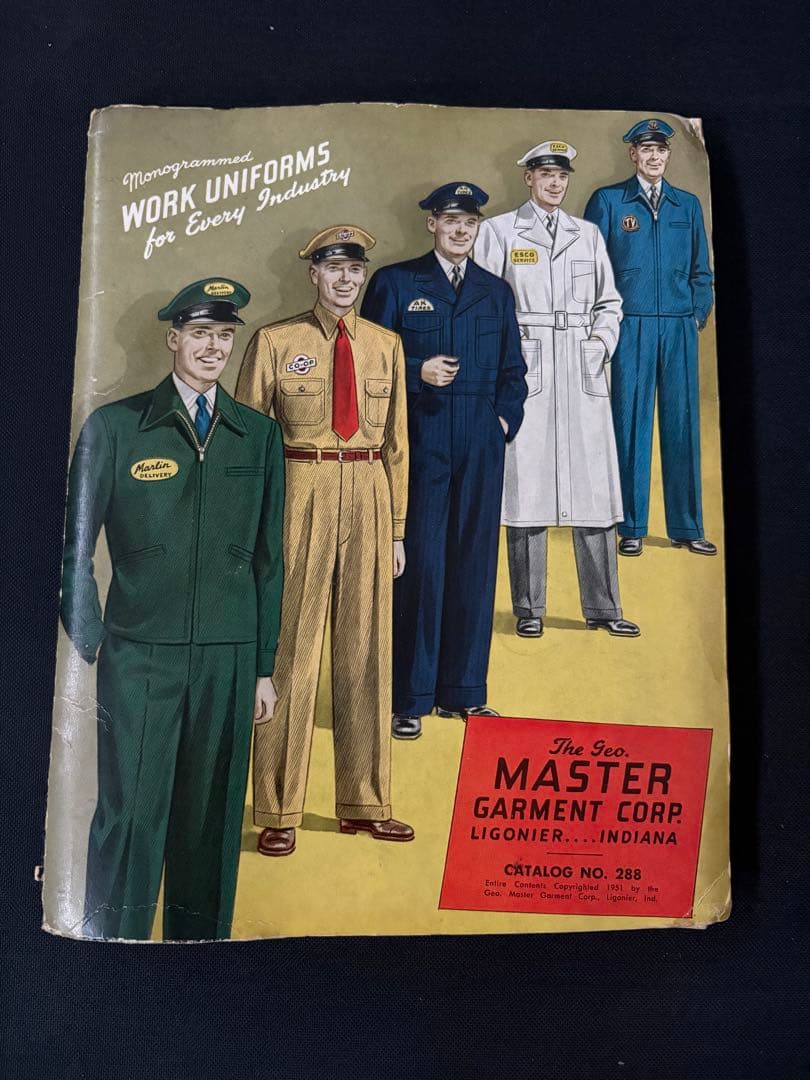 50s Master Garment Corp. ワークウェア　カタログ　作業服