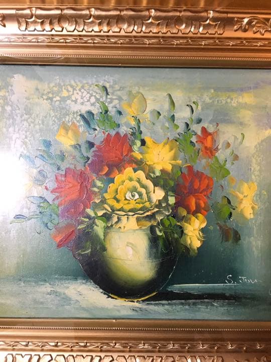 絵画 油彩  静物画