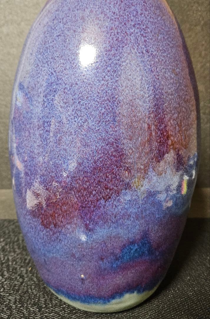 中国　宋時代　鈞窯写し　鈞窯釉　大壺　【有田焼　名工　今村博作　共箱　傑作品❗