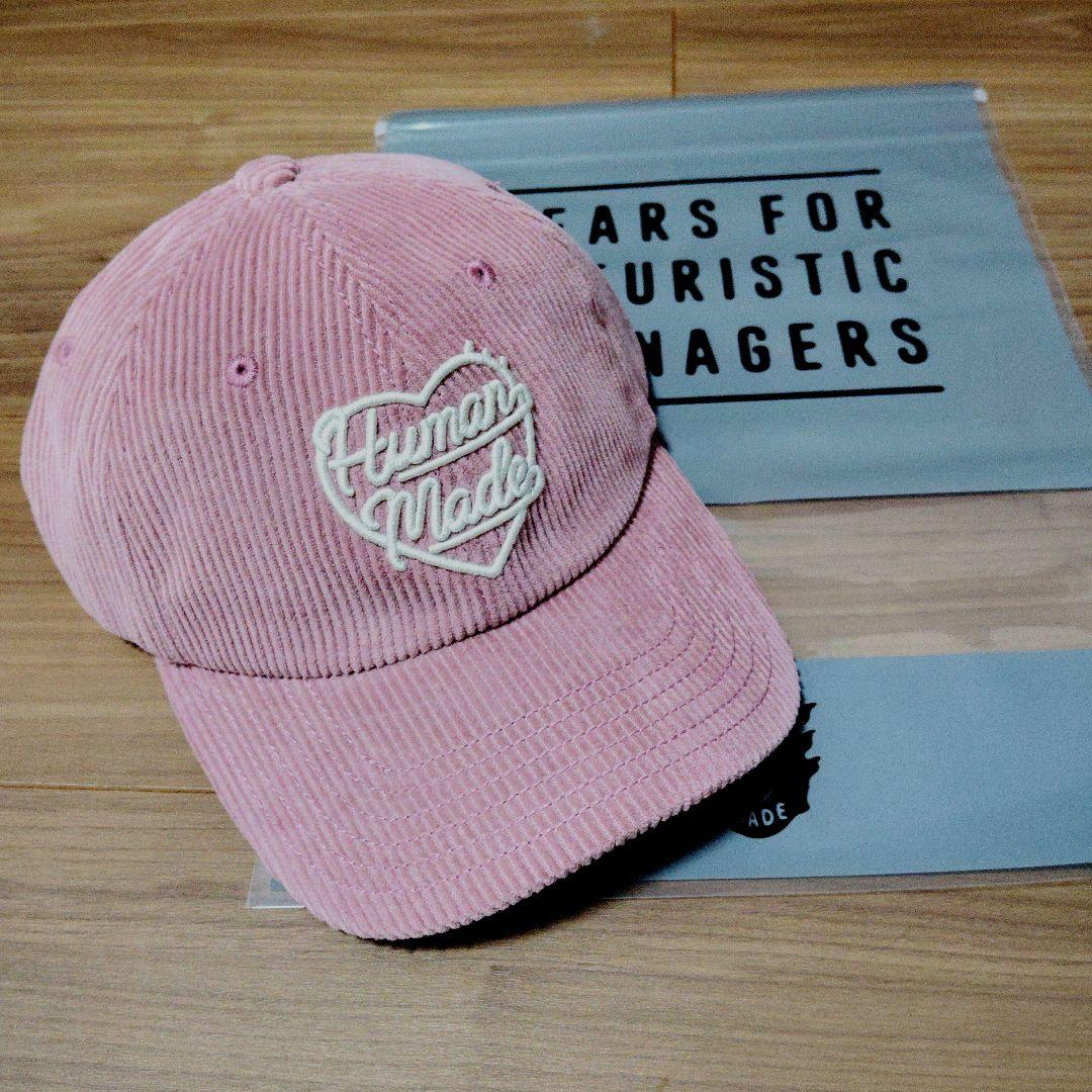 Human Made コーデュロイキャップ ピンク