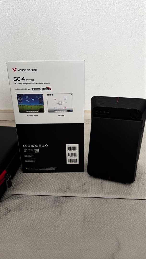 【日本未発売】VOICE CADDIE SC4 PRO 専用ケース付 弾道測定器