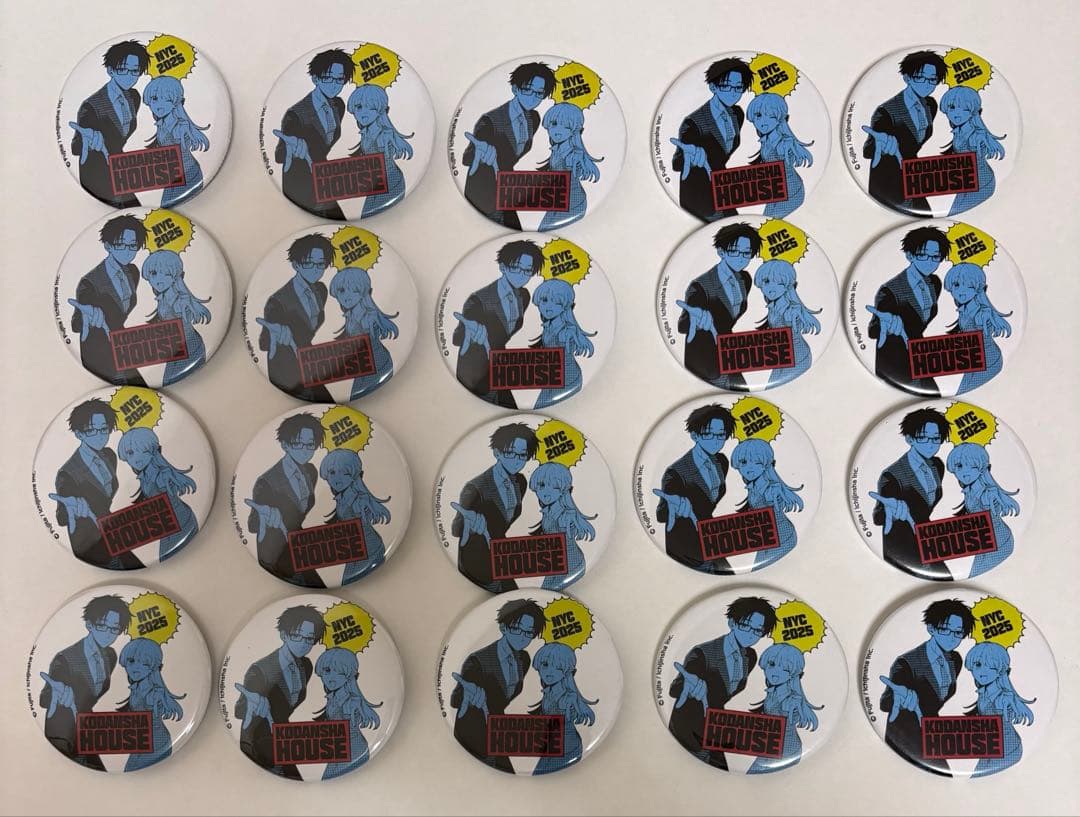 【土日限定価格】ヲタクに恋は難しい kodansha house 缶バッジ 20