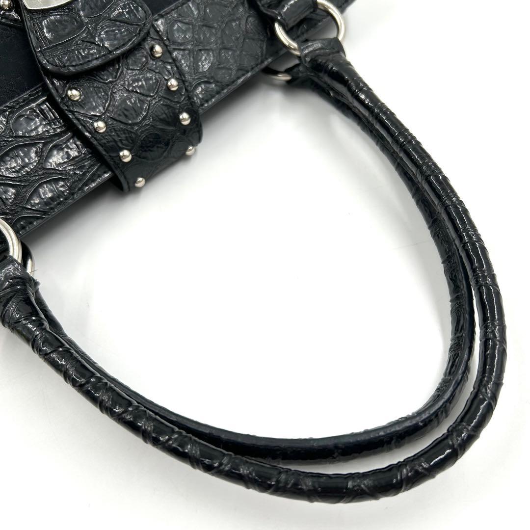 バッグ Vintage GUESS 633 Black Handbag Y2K