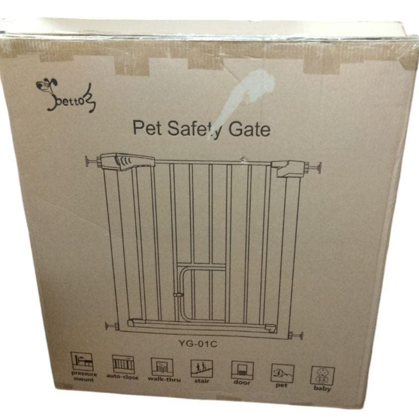 【新品】PETTOM ペットゲート ベビーゲート 中小型 犬 猫 脱走防止